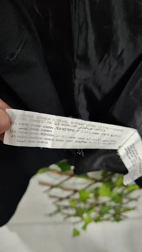 blazer feminino zara, tamanho 36, na cor preta