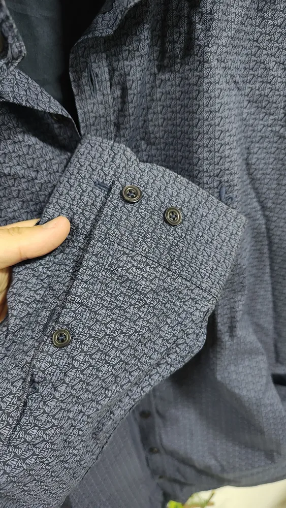 camisa masculina Dudalina night, tamanho 6