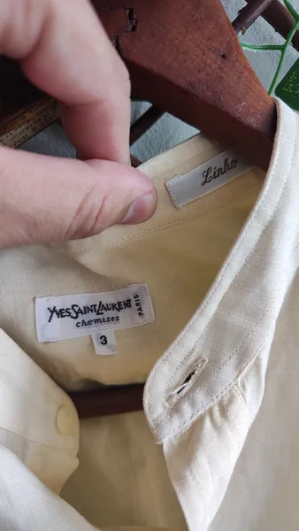 camisa masculina yves saint laurent, tamanho g
