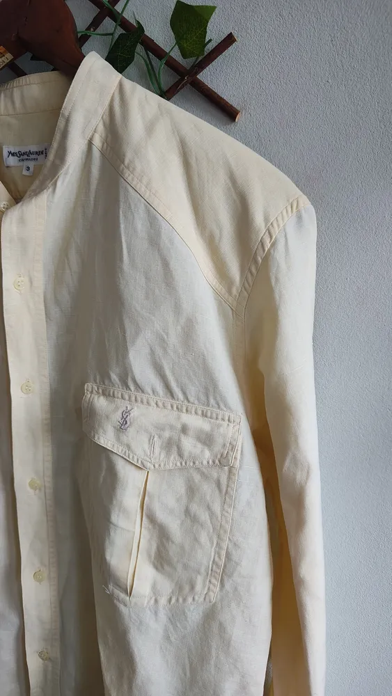 camisa masculina yves saint laurent, tamanho g