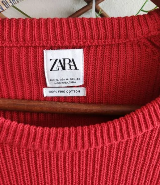 blisa tricô zara tamanho GG