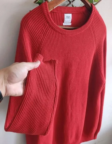 blisa tricô zara tamanho GG