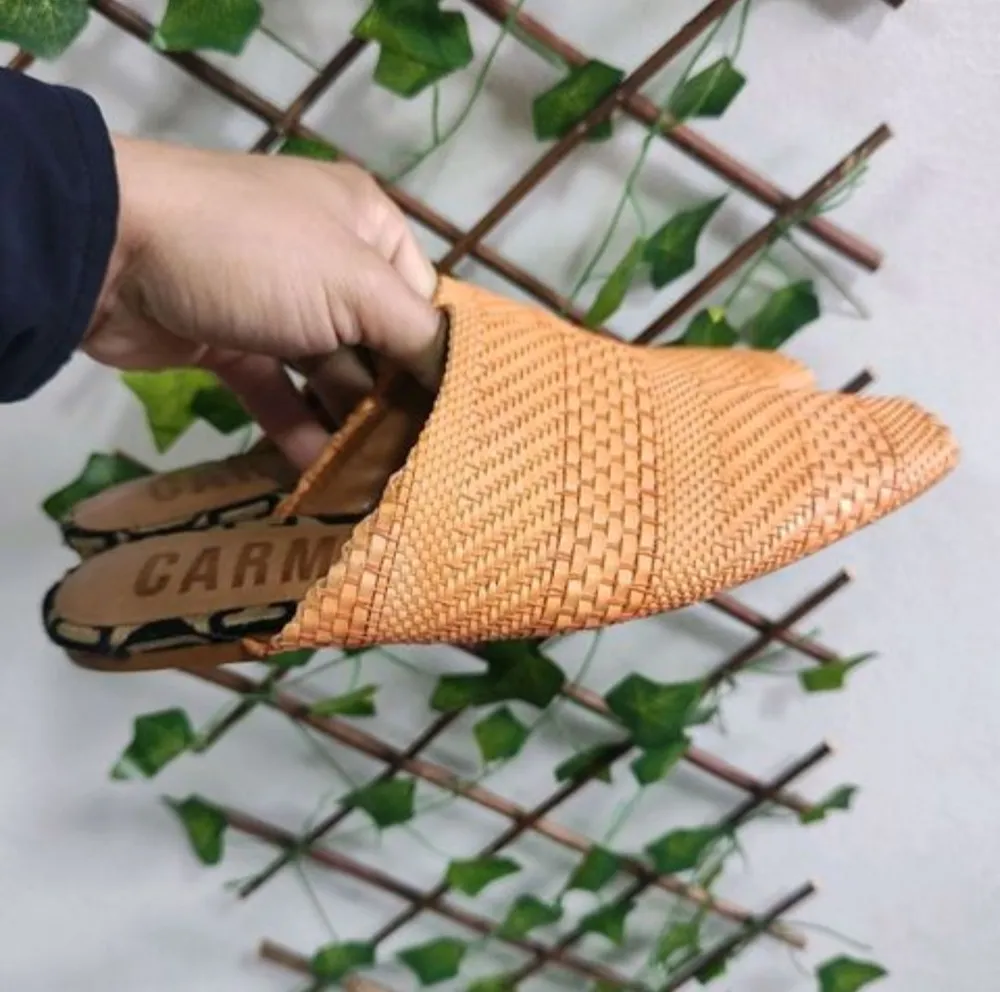 sapato mule carmim tamanho 35