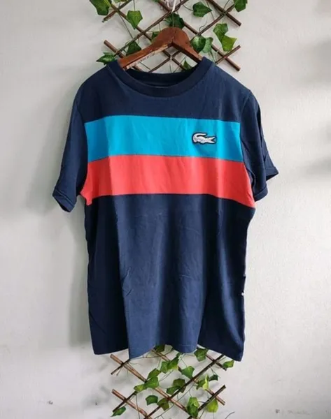 camiseta masculina lacoste live, tamanho m