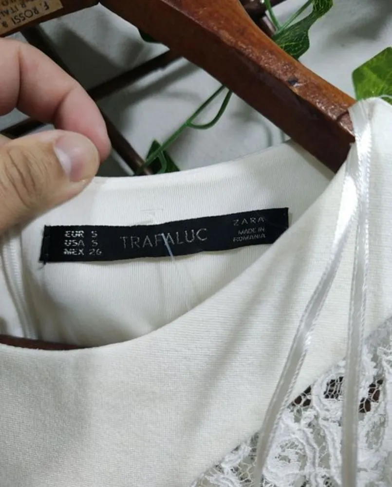 vestido zara trafaluc, tamanho p