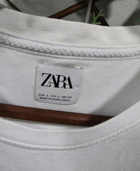 camiseta masculina zara, tamanho g