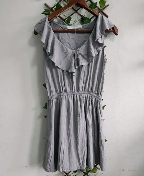 vestido zara basic, tamanho m