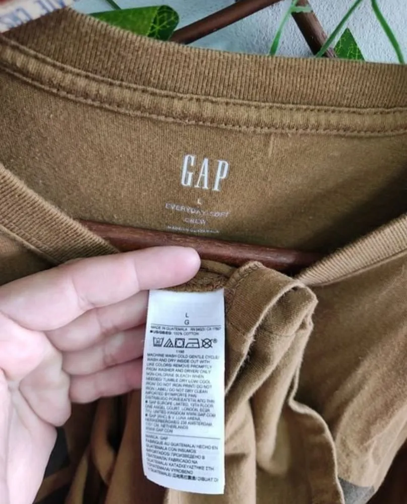 camiseta gap masculina, tamanho g