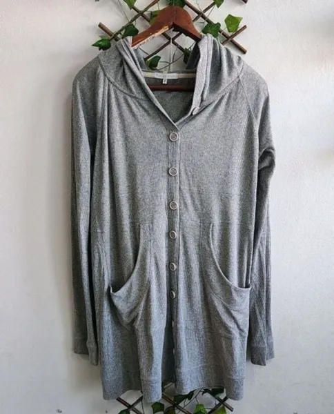 cardigan alongado le lis blanc