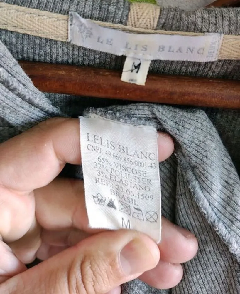 cardigan alongado le lis blanc