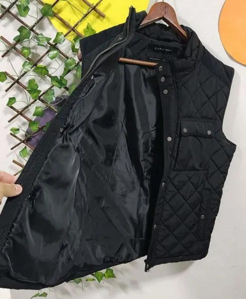 colete puffer zara man, tamanho gg