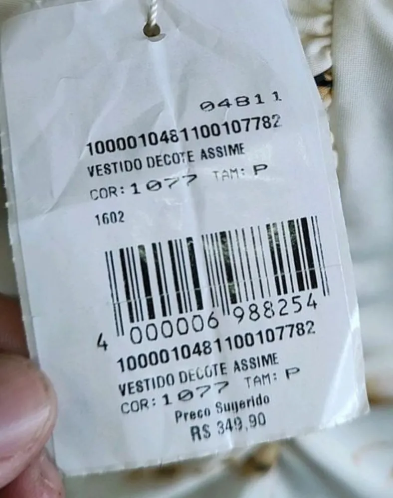 vestido morena rosa, tamanho p