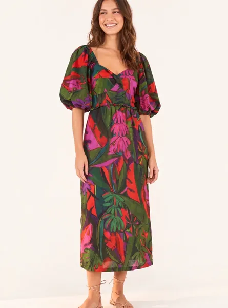 Vestido farm novo s/ tag p