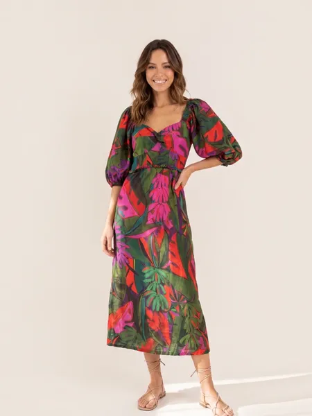 Vestido farm novo s/ tag p