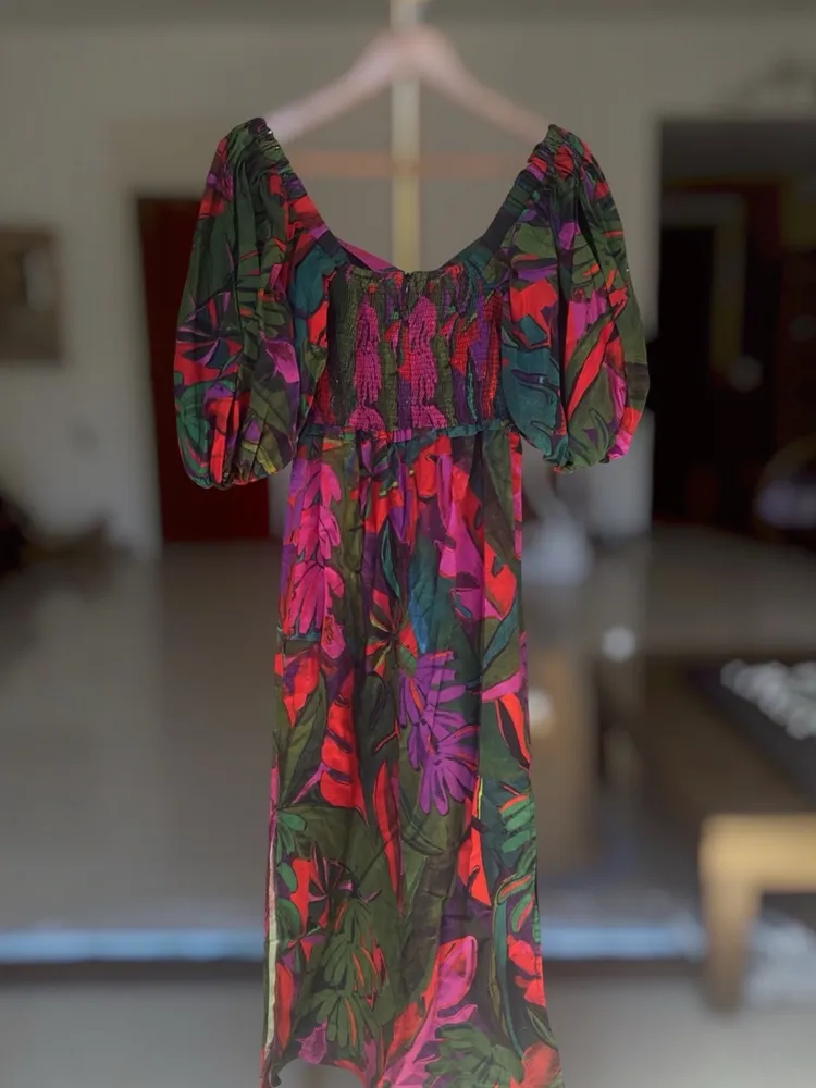 Vestido farm novo s/ tag p