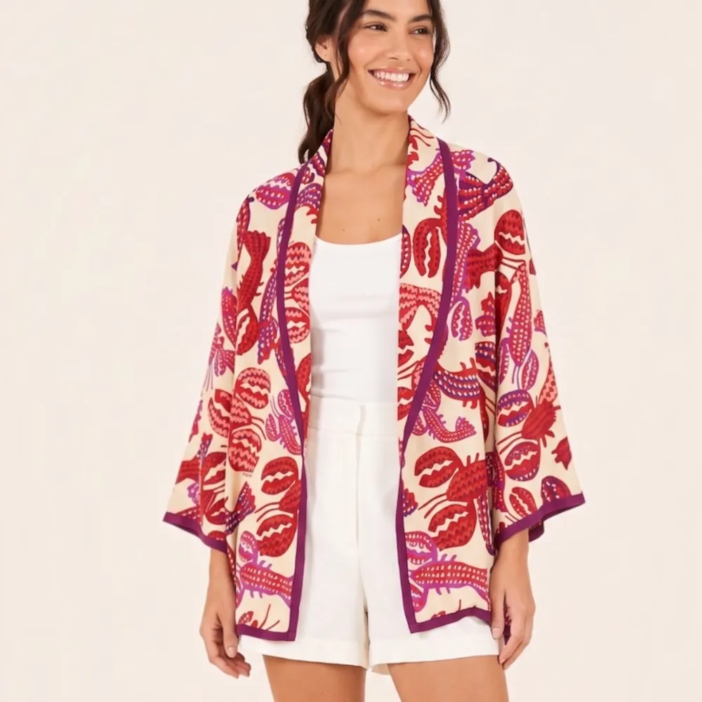 kimono farm novo s/ tag lagostim. veste m e veste g / gg