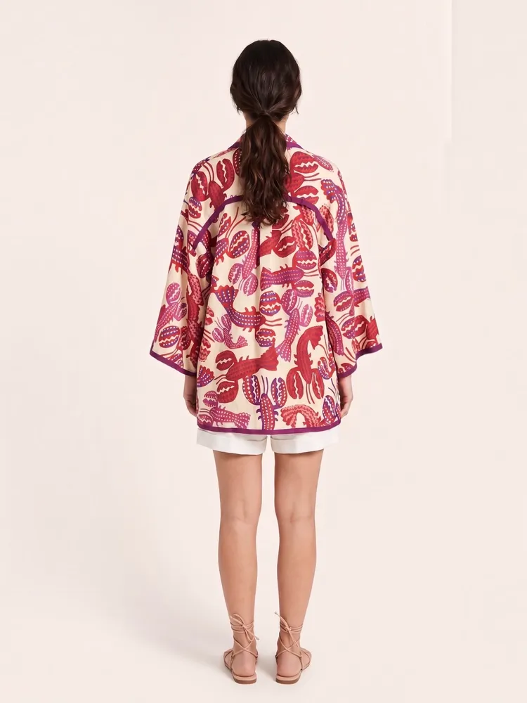 kimono farm novo s/ tag lagostim. veste m e veste g / gg