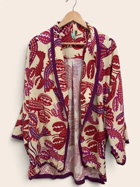 kimono farm novo s/ tag lagostim. veste m e veste g / gg