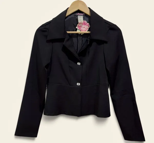 blazer novo c/ tag. Blazer Preto Clássico Elegante P