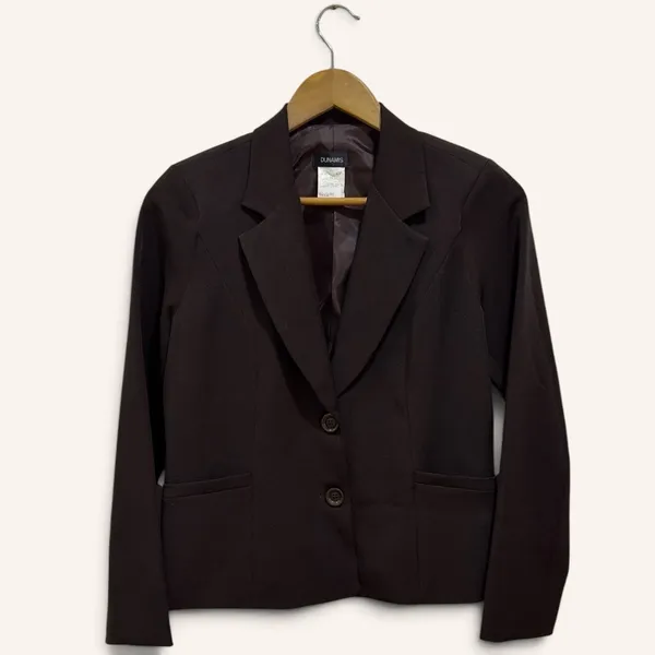 blazer clássico feminino  chocolate 42. marrom