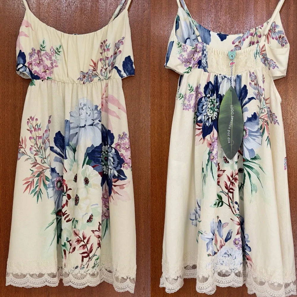 vestido farm novo c/ tag. vestido curto floral luma m