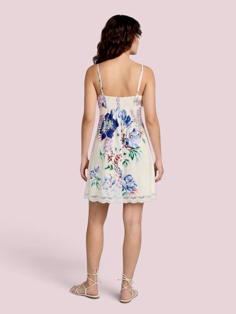 vestido farm novo c/ tag. vestido curto floral luma p