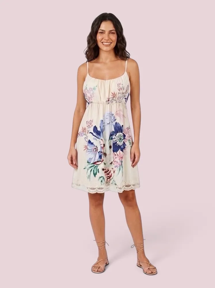 vestido farm novo c/ tag. vestido curto floral luma p