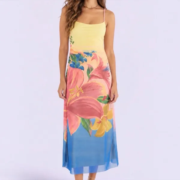 vestido farm novo c/ tag. vestido em tule alcinha m