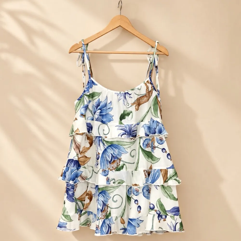 Vestido FARM novo c/ tag. vestido curto FLORAL  ELSA