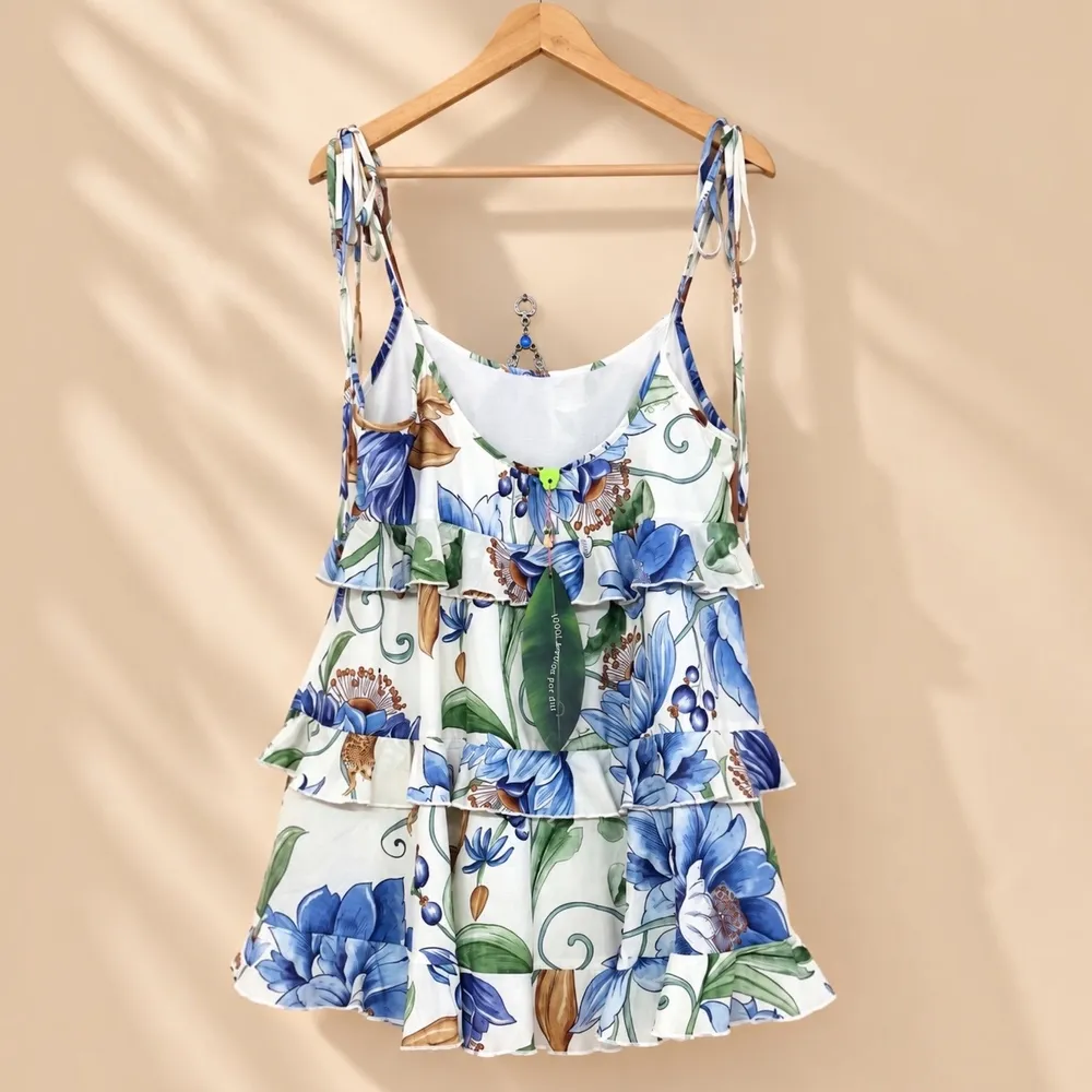 Vestido FARM novo c/ tag. vestido curto FLORAL  ELSA