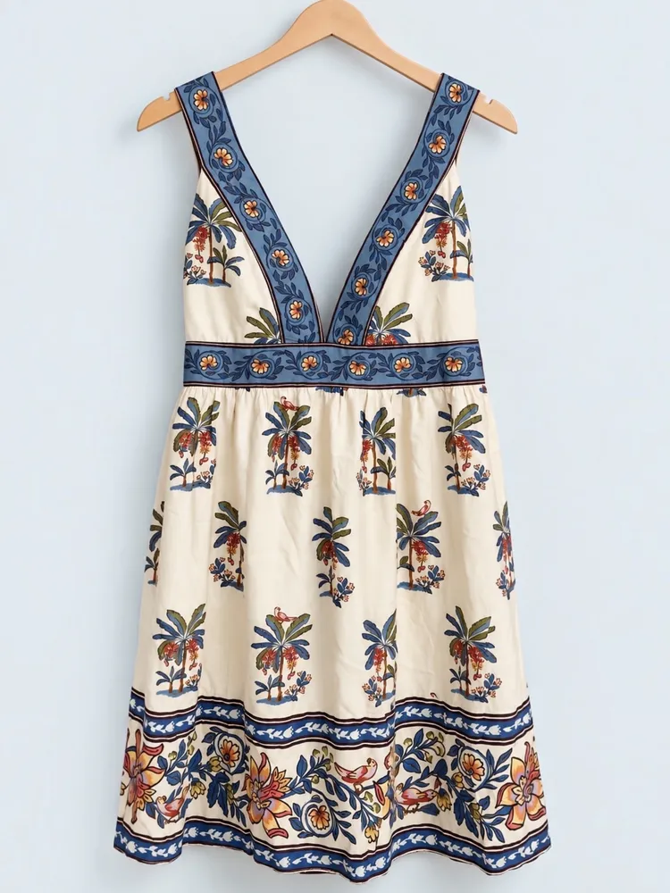 Verão 2027 vestido farm novo c/ tag. vestido curto luna