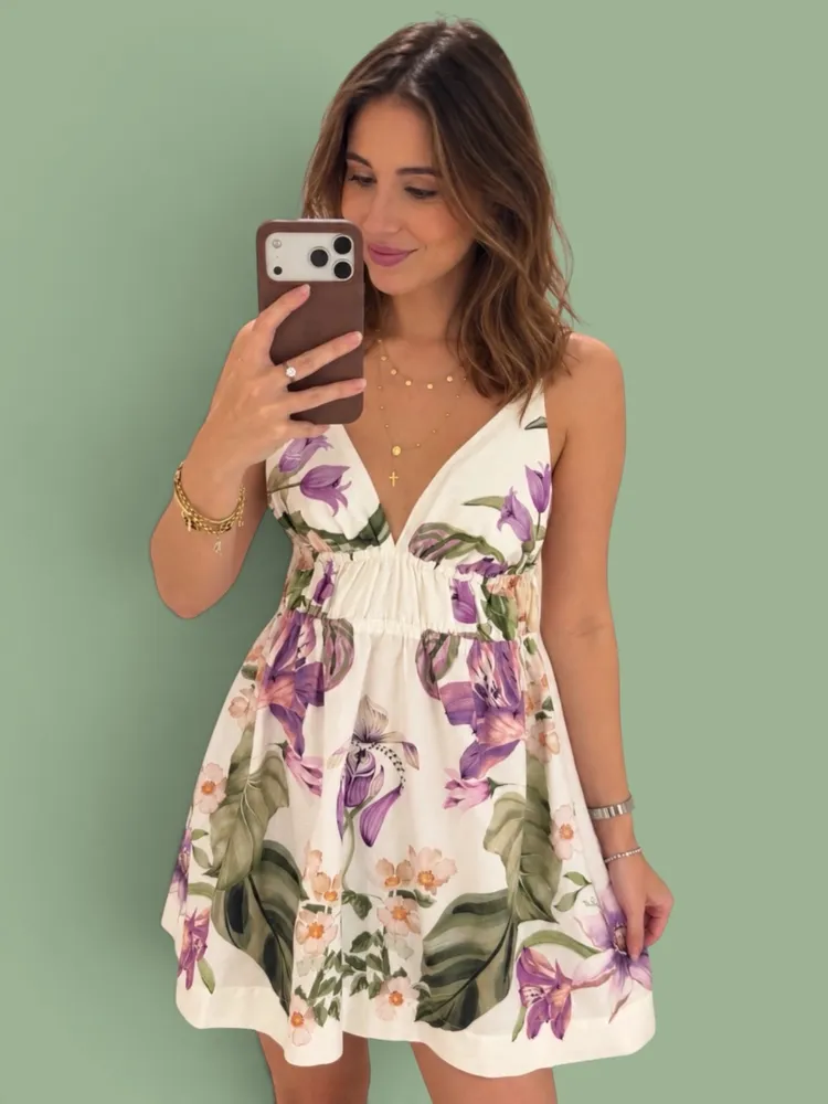 Farm novo. vestido curto Jardim Sereno novo com tag