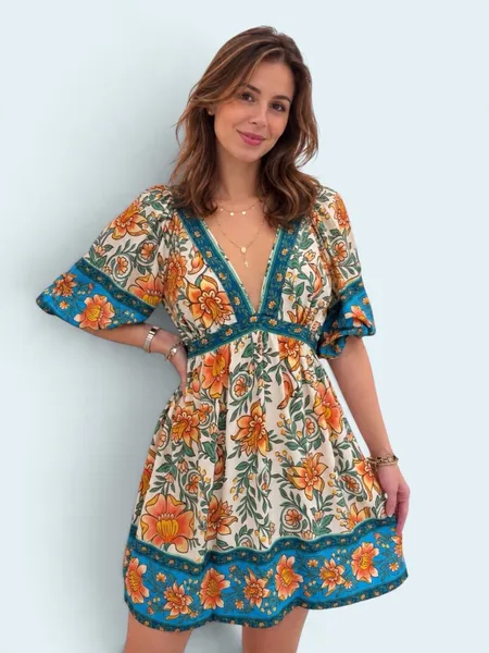 FARM Novo vestido Jardim Boho