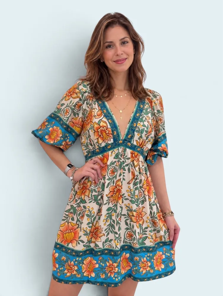 FARM Novo vestido Jardim Boho