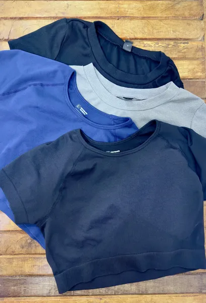kit 4 croppeds g. 4 blusas cropped