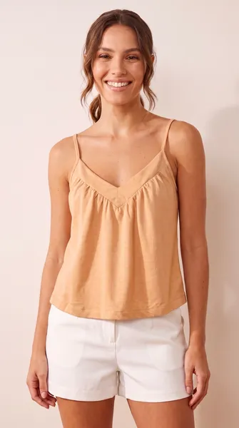 blusa alcinha salmão claro p Hering. medidas na descrição