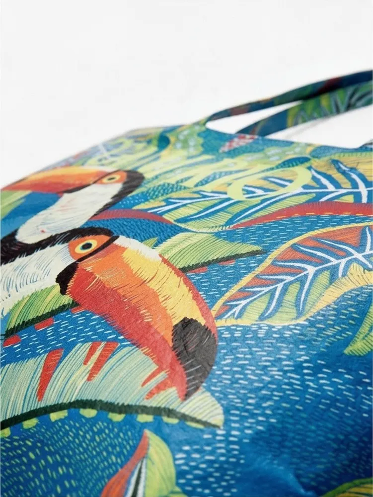 Ecobag farm nova c/ tag. bolsa me leva tapete de tucano