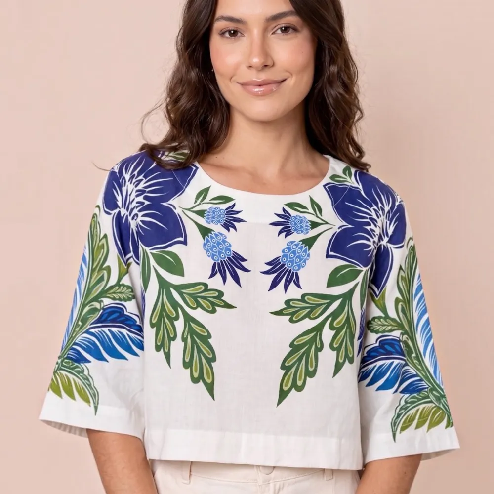 Blusa cropped farm nova sem tag