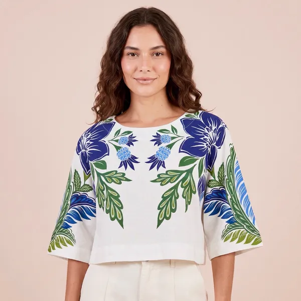 Blusa cropped farm nova sem tag