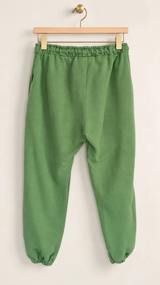 calça baw moleton verde. baw clothing m