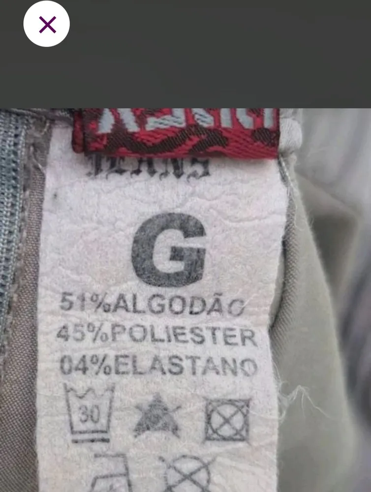 saia prefixo cinza acetinado tamanho G