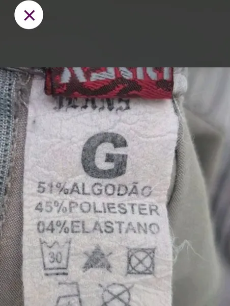 saia prefixo cinza acetinado tamanho G