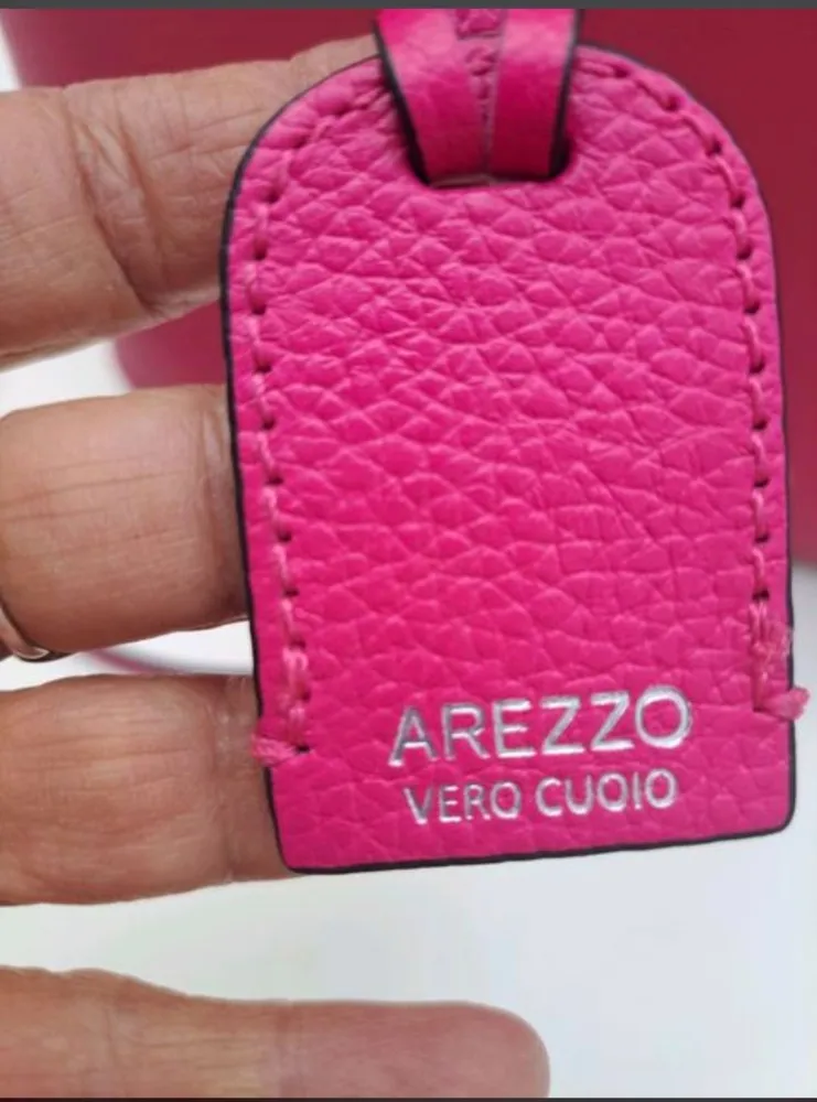 Bolsa Arezzo em couro legítimo  na cor pink