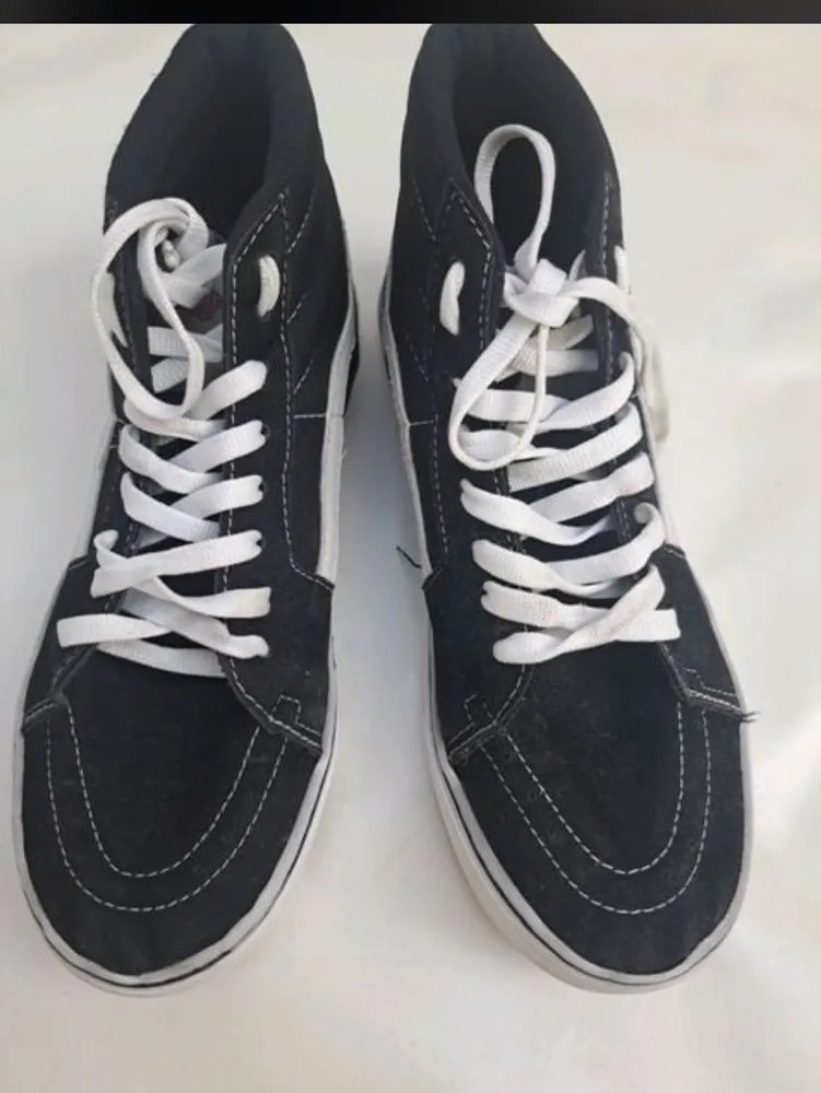 tênis vans sk8-hi cano alto preto 37