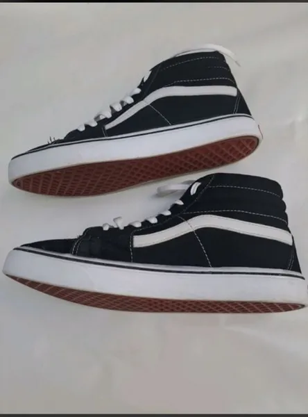 tênis vans sk8-hi cano alto preto 37