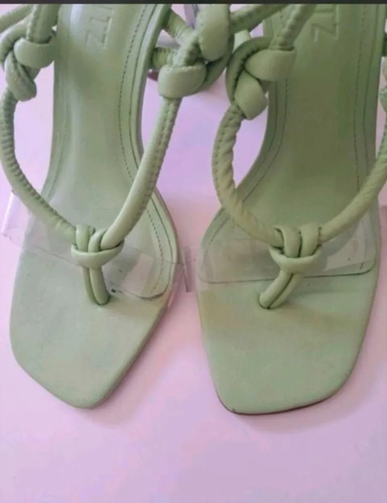 sandália original schutz tam-35 salto 10 cm