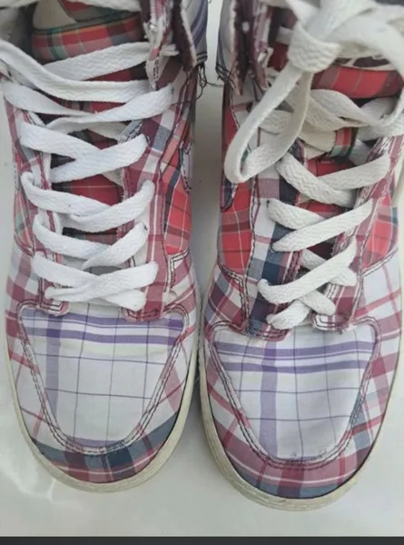 tênis  nike original cano alto xadrez tam 37