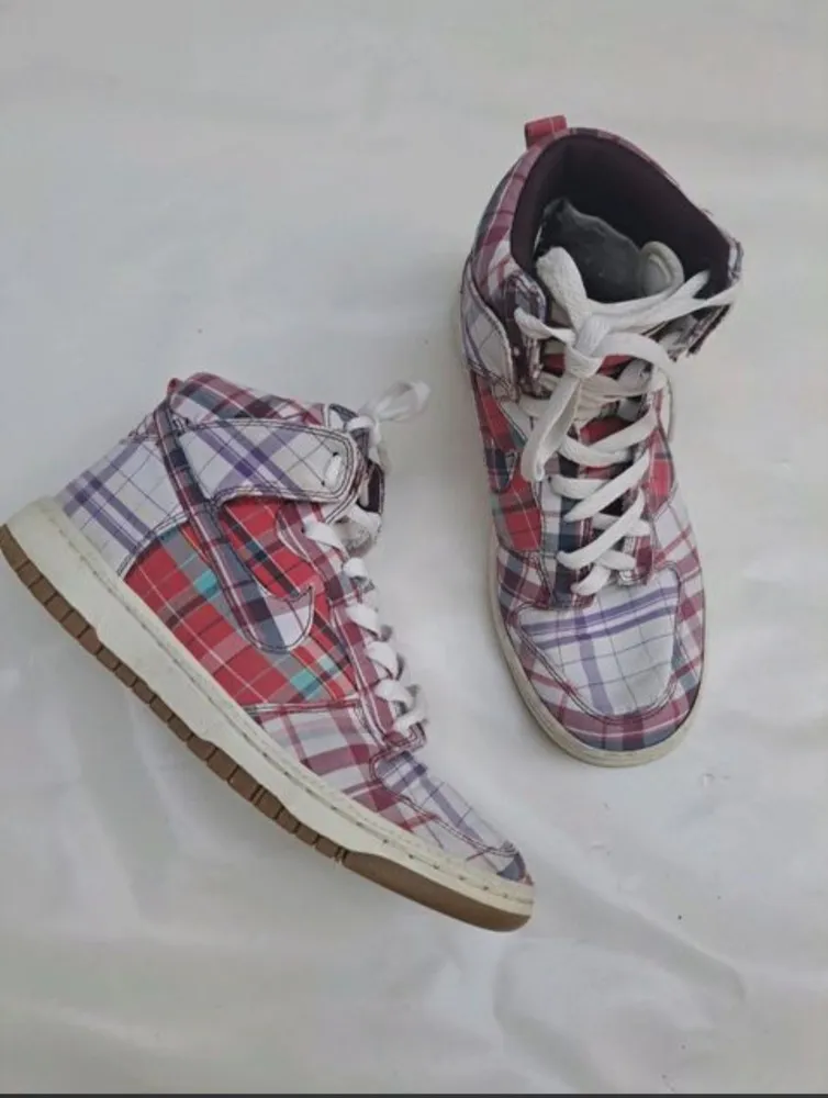 tênis  nike original cano alto xadrez tam 37