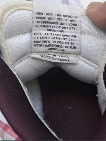 tênis  nike original cano alto xadrez tam 37
