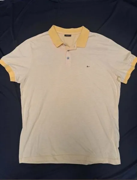 camiseta Ara.is amarela listarda tamanho G